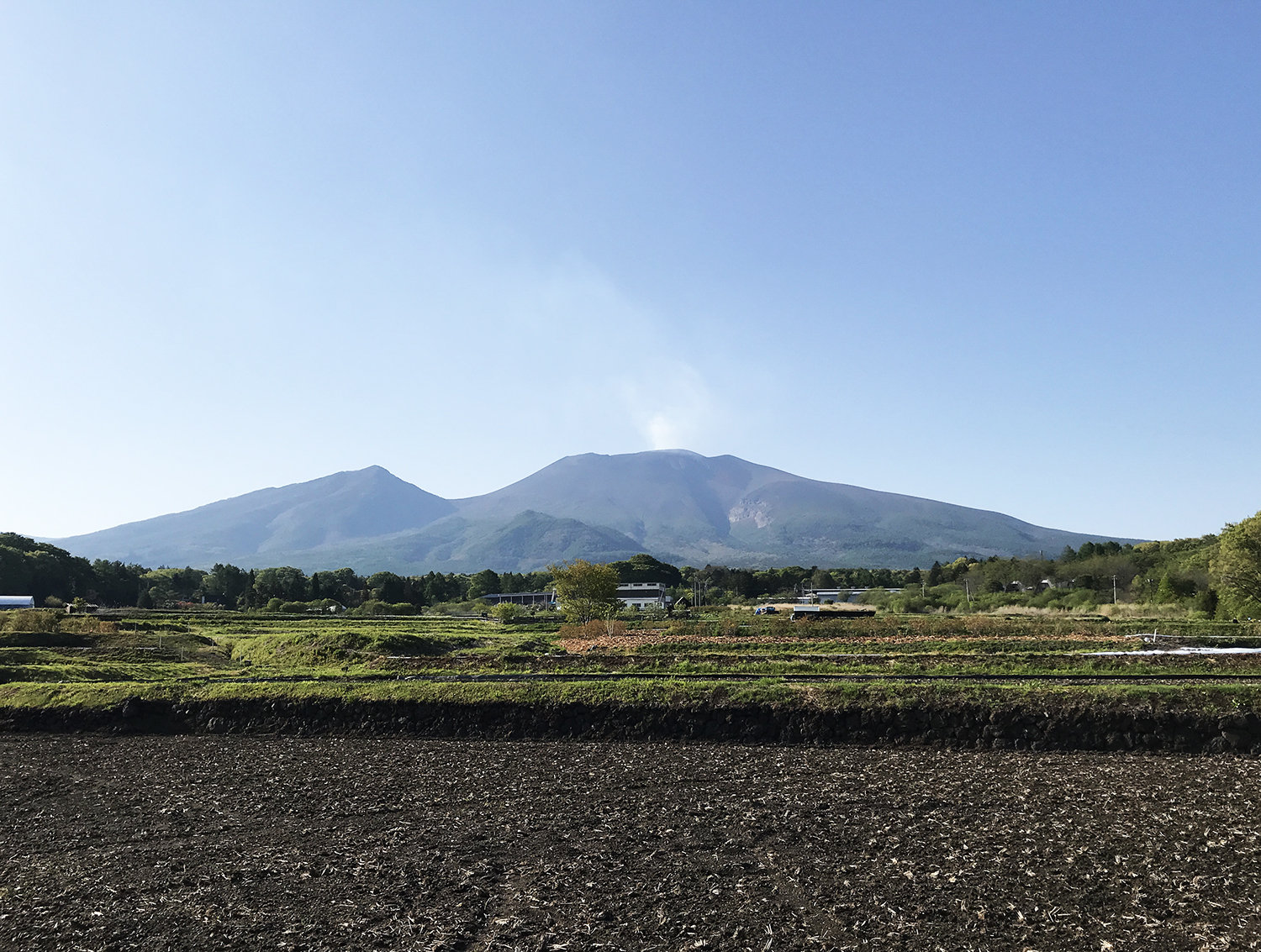 浅間山の風景