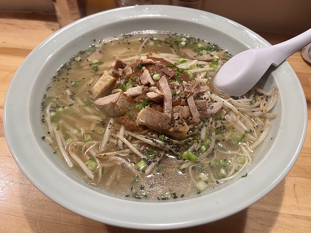 静岡川しんラーメンの味噌ラーメン