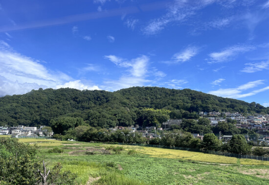 新幹線からの風景